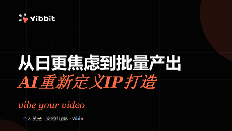 Vibbit：从日更焦虑到批量产出，AI 重新定义 IP 打造