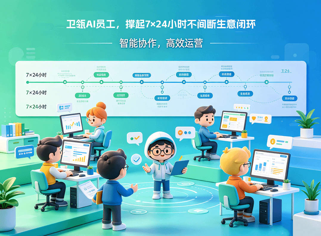 直播电商降本增效破局：卫瓴AI员工，撑起7×24小时不间断生意闭环